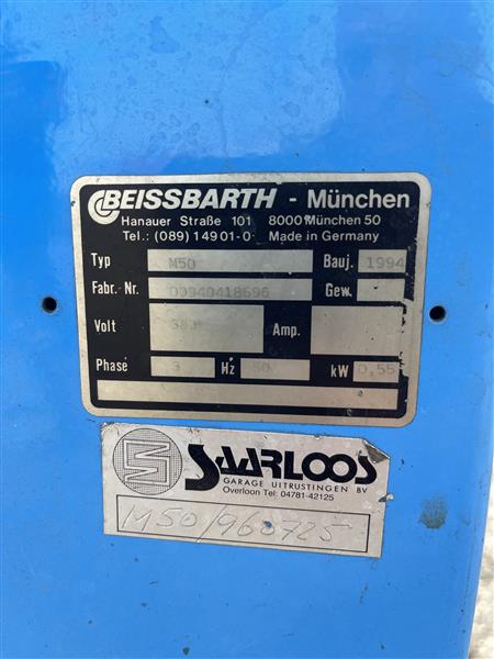 Grote foto banden demontage apparaat beissbarth ms50 auto diversen gereedschap