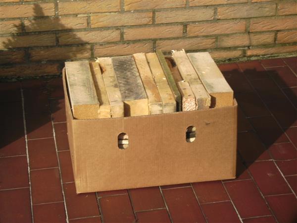 Grote foto brandhout tuin en terras openhaardhout