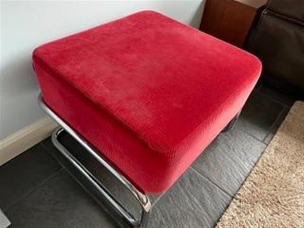 Grote foto gispen design stoel met hocker top design. antiek en kunst stoelen en banken