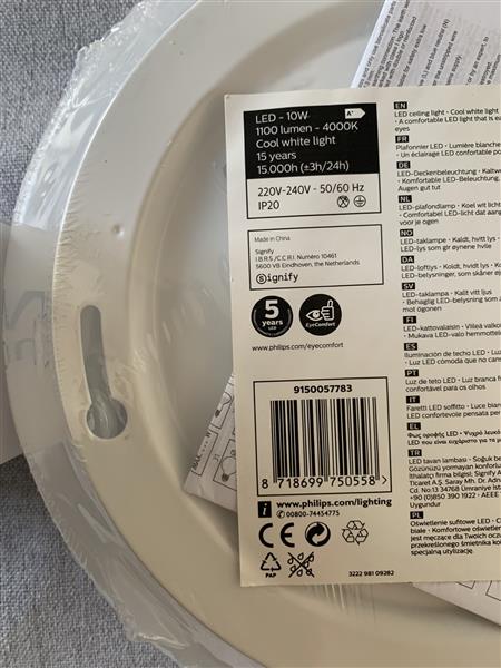 Grote foto philips led plafond wand verlichting doe het zelf en verbouw overige doe het zelf en verbouw
