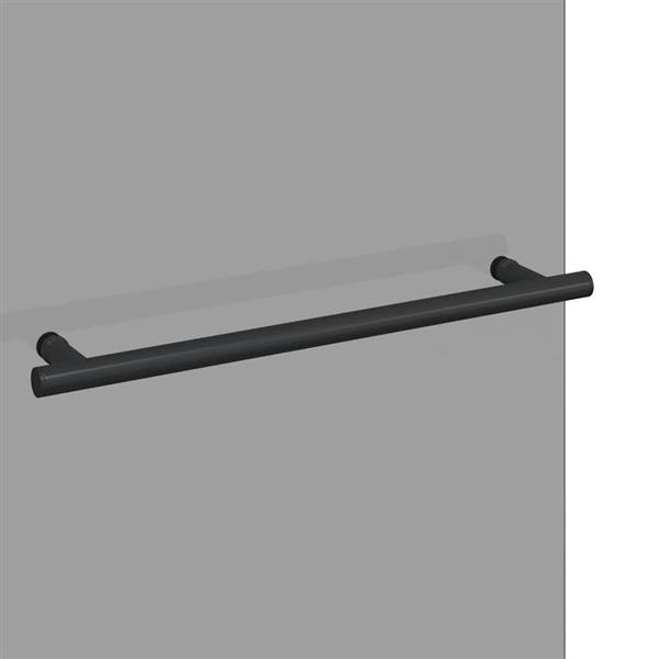 Grote foto vidaxl douche omhulsel zwart 95 x 140 cm esg glas en aluminium doe het zelf en verbouw sanitair