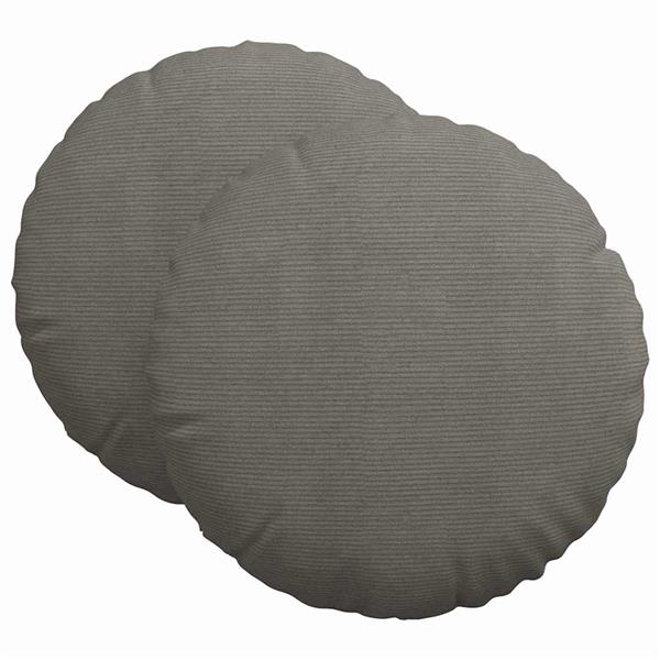 Grote foto vidaxl zitkussens 2 pcs lichtgrijs 80 cm katoen stof huis en inrichting woningdecoratie