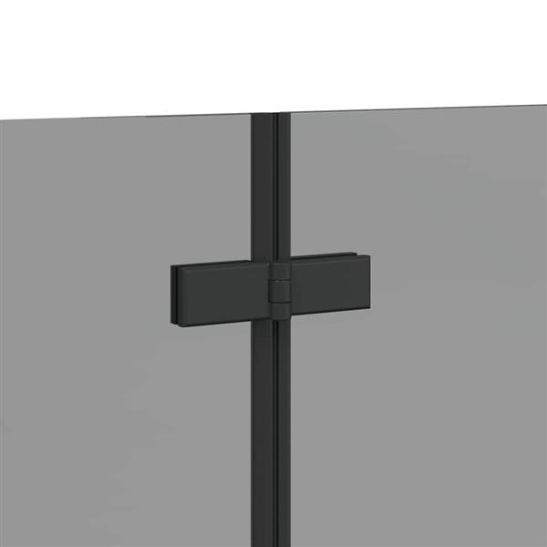 Grote foto vidaxl douche omhulsel zwart 120 x 68 x 130 cm esg glas en aluminium doe het zelf en verbouw sanitair