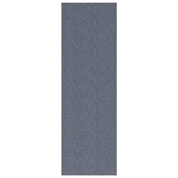 Grote foto vidaxl tapijt loper lichtgrijs 100 x 250 cm stof huis en inrichting vloerbedekking en kleden