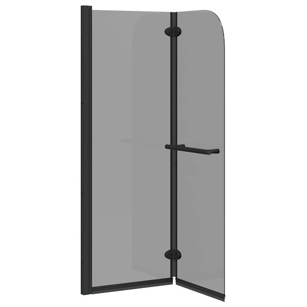 Grote foto vidaxl douche omhulsel zwart 120 x 140 cm esg glas en aluminium doe het zelf en verbouw sanitair