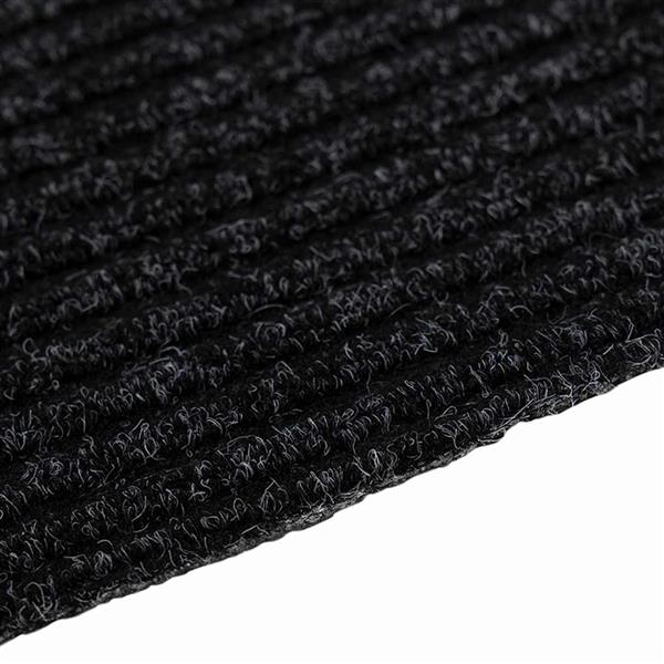 Grote foto vidaxl tapijt loper antraciet 80 x 150 cm stof huis en inrichting vloerbedekking en kleden