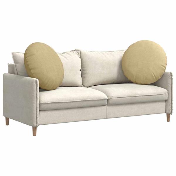 Grote foto vidaxl zitkussens 2 pcs grijs groen 80 cm katoen stof huis en inrichting woningdecoratie