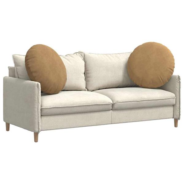 Grote foto vidaxl zitkussens 2 pcs bruin 80 x 29 cm fluweel huis en inrichting woningdecoratie