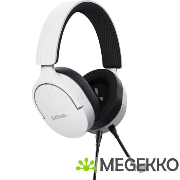 Grote foto trust gxt 489 fayzo bedraad wit audio tv en foto koptelefoons