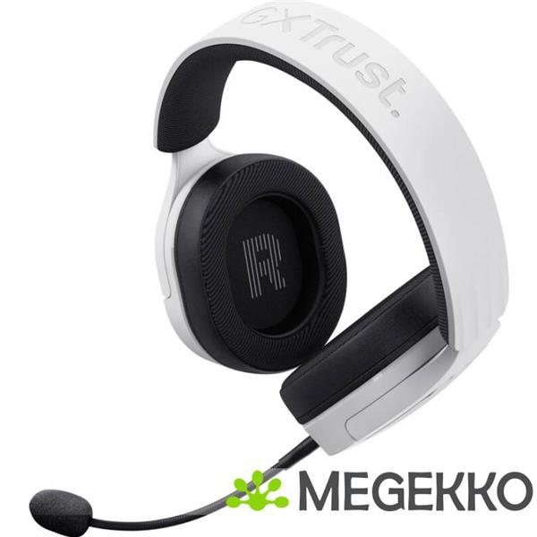 Grote foto trust gxt 489 fayzo bedraad wit audio tv en foto koptelefoons