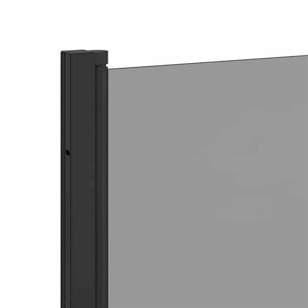 Grote foto vidaxl douche omhulsel zwart 130 x 138 cm esg glas en aluminium doe het zelf en verbouw sanitair