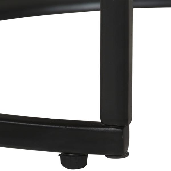 Grote foto vidaxl 2 delige tafeltjesset ruw mangohout huis en inrichting eettafels