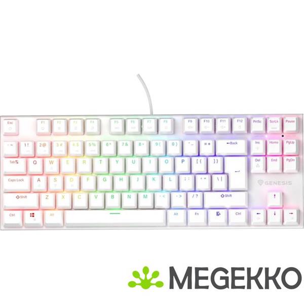 Grote foto genesis nkg 2063 thor 303 tkl toetsenbord wit computers en software toetsenborden