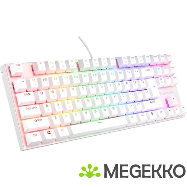 Grote foto genesis nkg 2063 thor 303 tkl toetsenbord wit computers en software toetsenborden