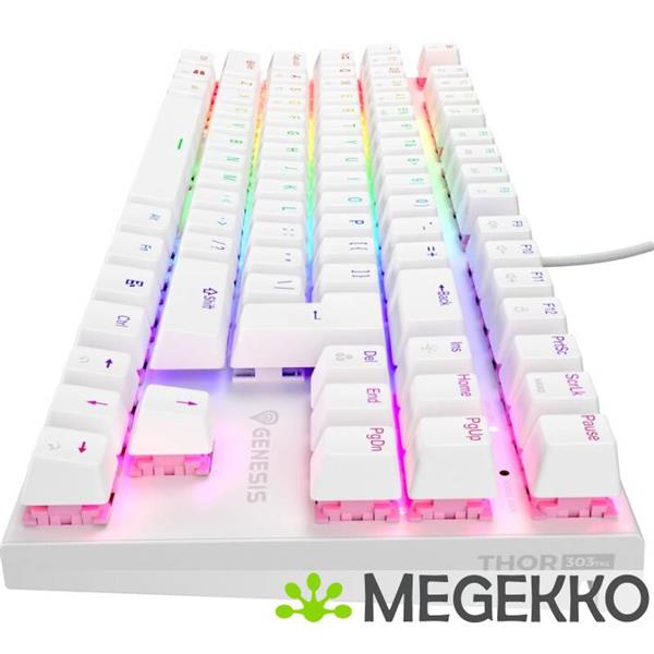 Grote foto genesis nkg 2063 thor 303 tkl toetsenbord wit computers en software toetsenborden