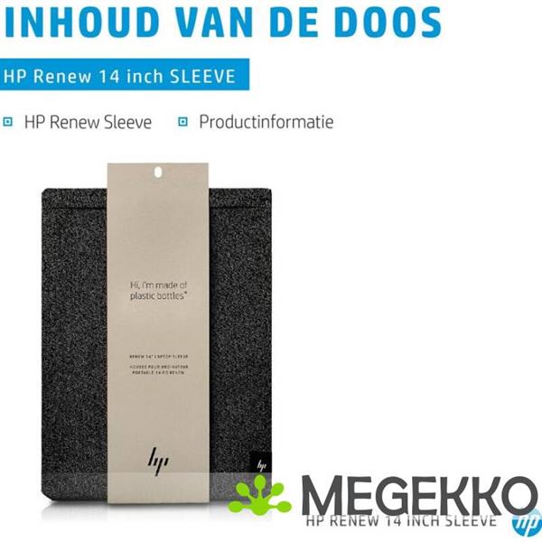 Grote foto hp renew 14 laptop sleeve computers en software overige computers en software
