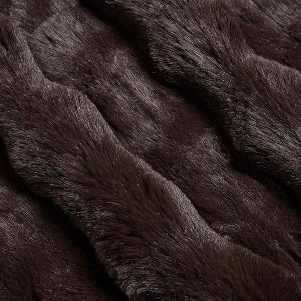 Grote foto vidaxl neppels konijnenbont deken 4 pcs kameel 220 x 240 cm polyester huis en inrichting bedden