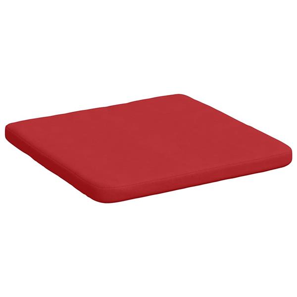 Grote foto vidaxl zitkussens 4 pcs rood 40 x 40 x 3 cm stof huis en inrichting woningdecoratie