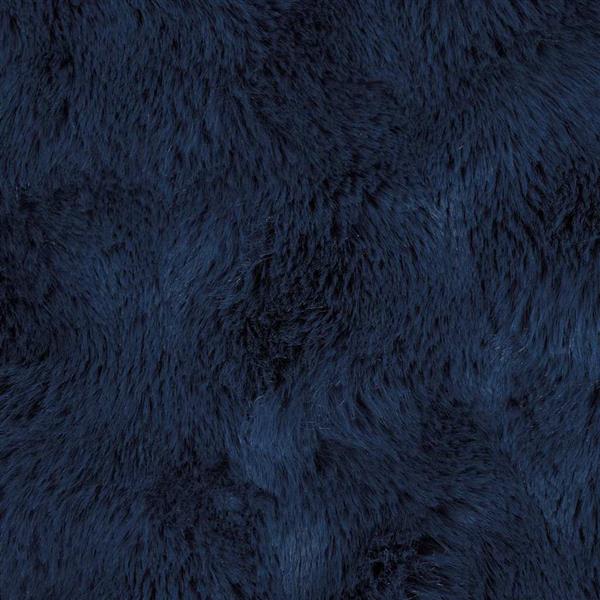 Grote foto vidaxl neppels konijnenbont deken 4 pcs marineblauw 150 x 220 cm huis en inrichting bedden