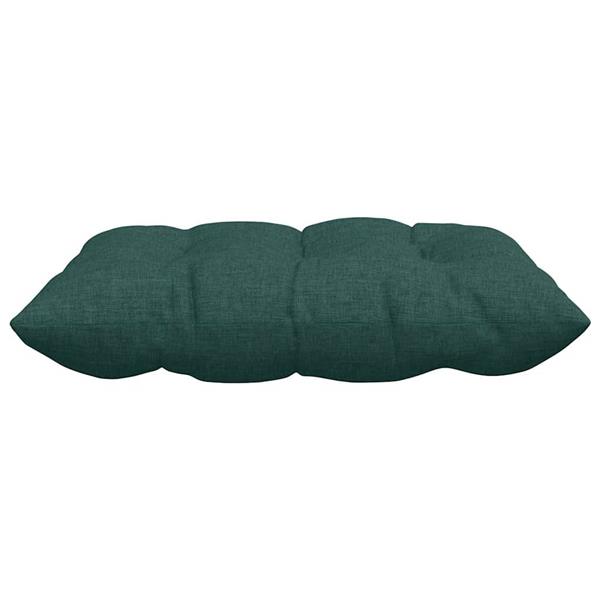 Grote foto vidaxl zitkussens 2 pcs donkergroen 40 x 40 x 6 cm stof huis en inrichting woningdecoratie
