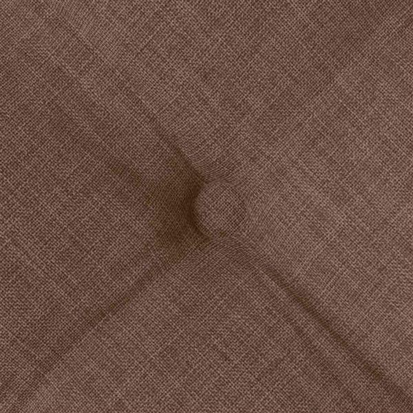 Grote foto vidaxl zitkussens 2 pcs bruin 40 x 40 x 6 cm stof huis en inrichting woningdecoratie