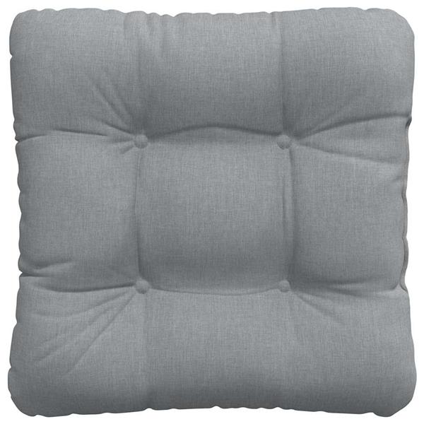 Grote foto vidaxl zitkussens 4 pcs lichtgrijs 45 x 45 x 12 cm stof huis en inrichting woningdecoratie