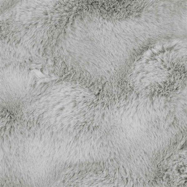 Grote foto vidaxl neppels konijnenbont deken 4 pcs grijs 150 x 220 cm polyester huis en inrichting bedden