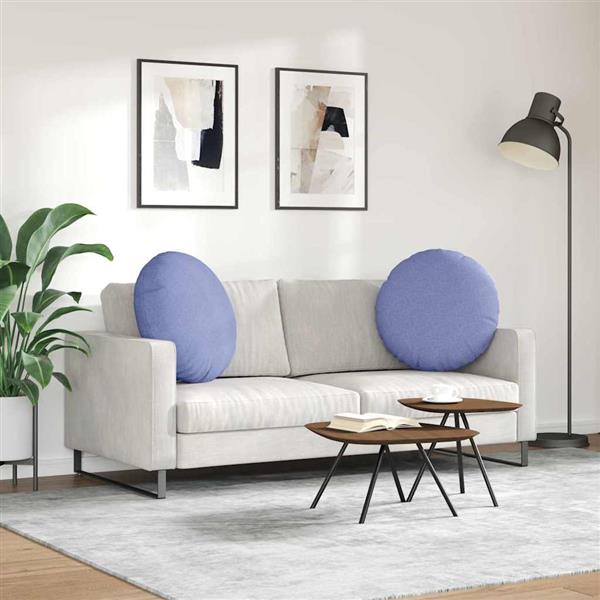 Grote foto vidaxl zitkussens 2 pcs jeans blauw 80 x 29 cm stof huis en inrichting woningdecoratie