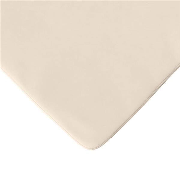 Grote foto vidaxl zitkussens 4 pcs beige 40 x 40 x 3 cm microvezel stof huis en inrichting woningdecoratie