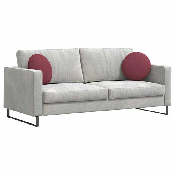 Grote foto vidaxl zitkussens 2 pcs wijnrood 40 x 13 cm stof huis en inrichting woningdecoratie