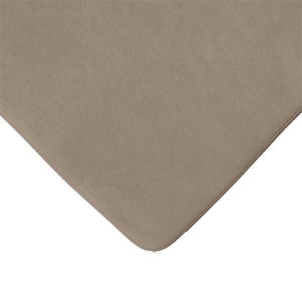 Grote foto vidaxl zitkussens 4 pcs taupe 40 x 40 x 3 cm microvezel stof huis en inrichting woningdecoratie