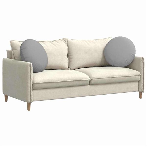 Grote foto vidaxl zitkussens 2 pcs wolkengrijs 50 x 19 cm stof huis en inrichting woningdecoratie