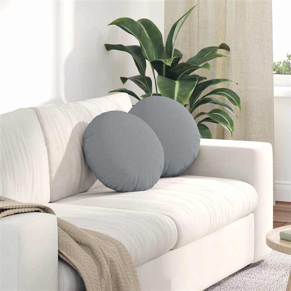 Grote foto vidaxl zitkussens 2 pcs lichtgrijs 40 x 13 cm stof huis en inrichting woningdecoratie