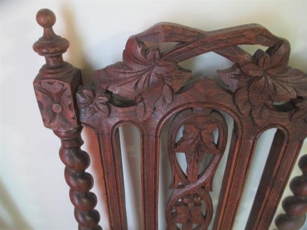 Grote foto te koop 5 mooie eiken franse jachtstoelen 19e antiek en kunst stoelen en banken