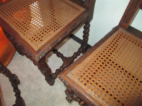 Grote foto te koop 5 mooie eiken franse jachtstoelen 19e antiek en kunst stoelen en banken