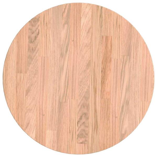 Grote foto vidaxl tafelblad lichtbruin 40 x 2.5 cm massief eikenhout antiek en kunst stoelen en banken