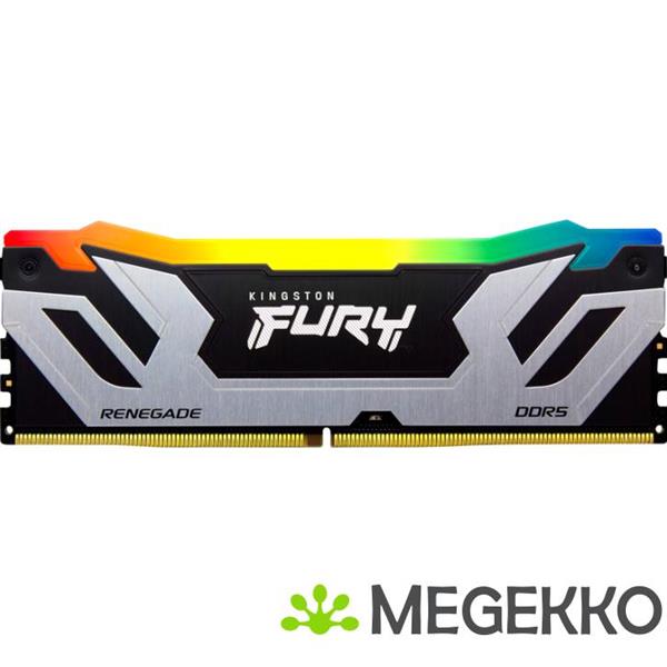 Grote foto kingston technology fury 24gb 8400mt s ddr5 cl40 cudimm renegade rgb silver xmp computers en software harde schijven