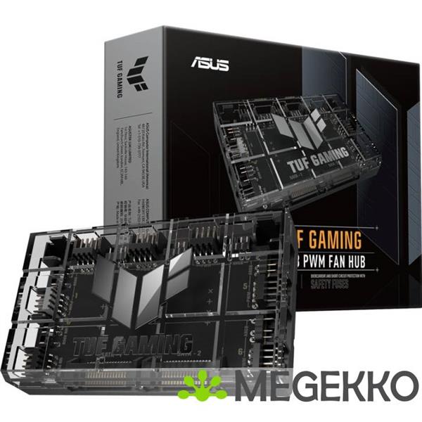 Grote foto asus tuf gaming argb pwm fan hub computers en software overige computers en software