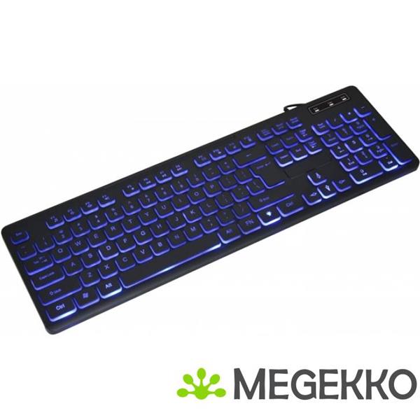 Grote foto gembird kb uml3 02 toetsenbord thuis werk usb zwart computers en software toetsenborden