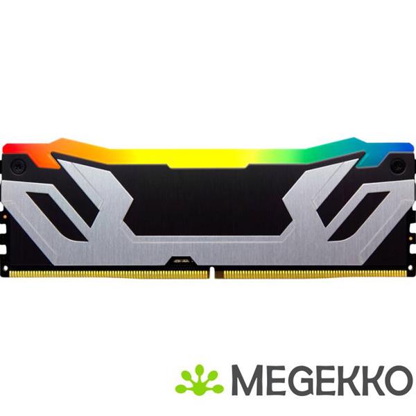 Grote foto kingston technology fury 24gb 8400mt s ddr5 cl40 cudimm renegade rgb silver xmp computers en software overige computers en software