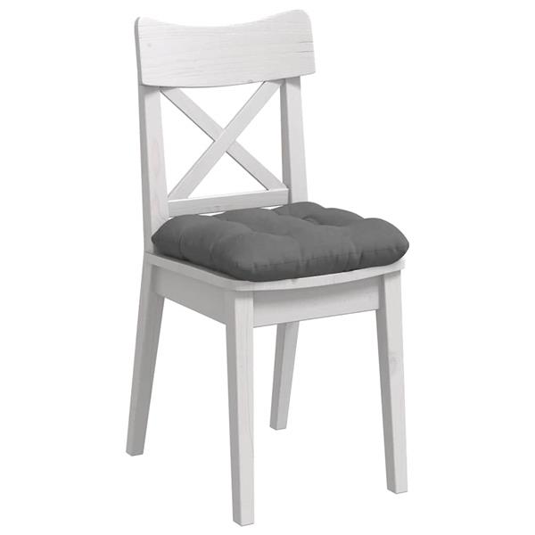 Grote foto vidaxl zitkussens 4 pcs donkergrijs 40 x 40 cm microvezel stof huis en inrichting woningdecoratie