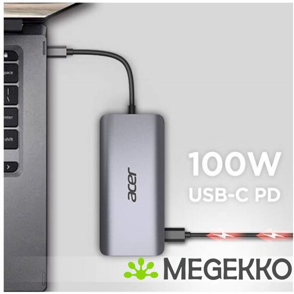 Grote foto acer hp.dscab.009 usb 3.2 gen 1 type c docking station computers en software overige computers en software