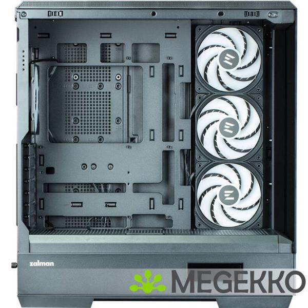 Grote foto zalman p50 ds black midi tower zwart computers en software behuizingen en kasten