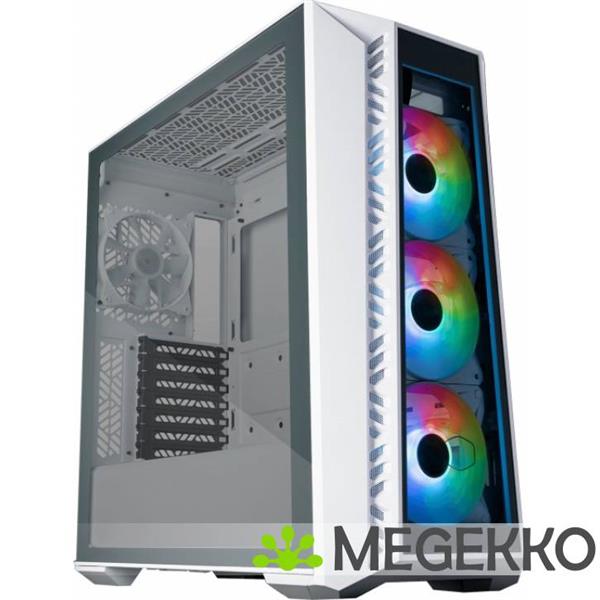 Grote foto cooler master masterbox 520 tg white argb computers en software behuizingen en kasten
