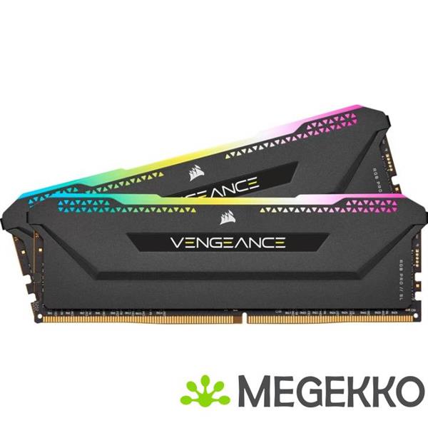 Grote foto corsair ddr4 vengeance rgb pro sl 2x16gb 3200 computers en software harde schijven