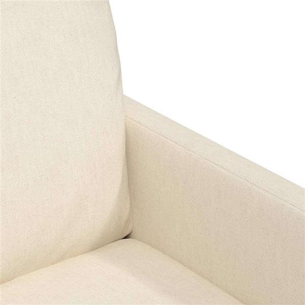 Grote foto vidaxl eettafelstoelen 2 pcs beige 57 x 67 x 98 cm linnen huis en inrichting stoelen