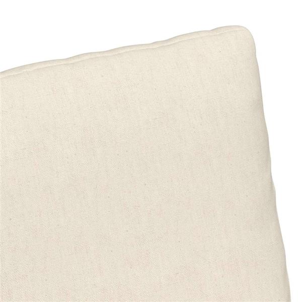 Grote foto vidaxl eettafelstoelen 2 pcs beige 57 x 67 x 98 cm linnen huis en inrichting stoelen