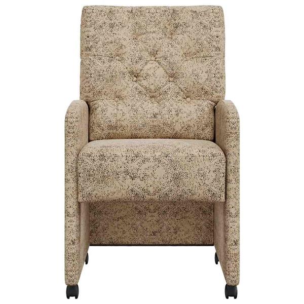 Grote foto vidaxl dining stoelen met wielen 2 pcs lichtgrijs 58 x 67 x 97 cm huis en inrichting stoelen