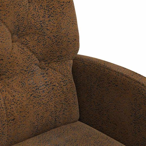 Grote foto vidaxl dining stoelen met wielen 2 pcs bruin 58 x 67 x 97 cm huis en inrichting stoelen