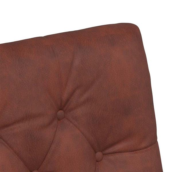 Grote foto vidaxl dining stoelen met wielen 2 pcs glanzend bruin 58 x 67 x 97 cm huis en inrichting stoelen